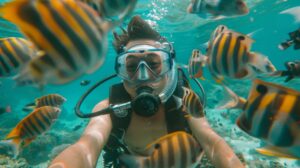 snorkeling in Aruba
